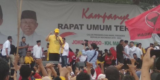 Ketum Golkar jadi Jurkamnas Ma'ruf Amin Kampanye di Bogor