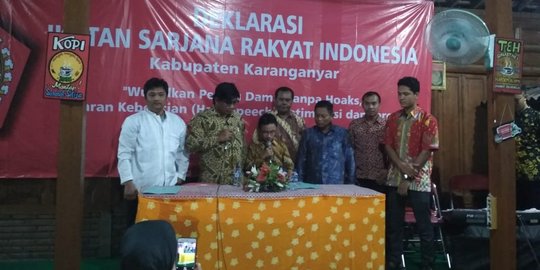 Tolak People Power a la Amien Rais, Ratusan Sarjana Rakyat Dukung Jokowi