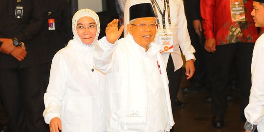 Prabowo Ingin Menang 25 Persen, Ma'ruf Bilang 'Padahal Survei Tak Ada yang Menang'