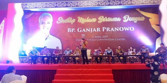 Galang Dukungan untuk Jokowi, Ganjar Ajak Santap Malam Pengusaha Solo