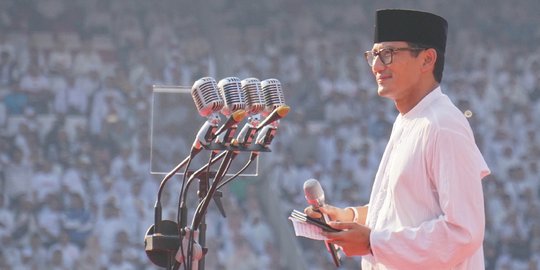 Kampanye Akbar, Sandi Ungkap Gagasan Prabowo Jadikan Indonesia Macan Asia