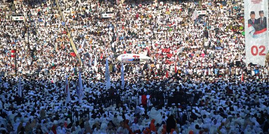 Lihat Massa Pro Prabowo di GBK, Ma'ruf Amin Biasa Saja