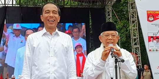 Ma'ruf Amin: Sulit Hitung Jumlah Massa di Tangerang, Sampai 3 Kilometer