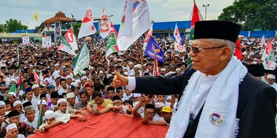 Ma'ruf Amin Tanggapi Pidato Prabowo: Negara Sedang Menuju Penyembuhan