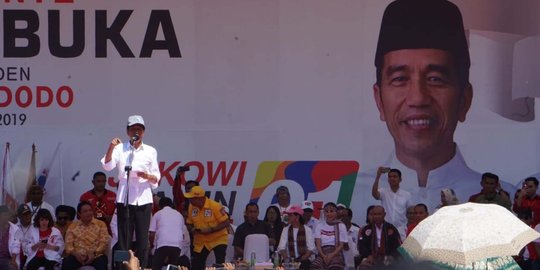 Kampanye di Kupang, Jokowi Banggakan Pembangunan 7 Bendungan di NTT