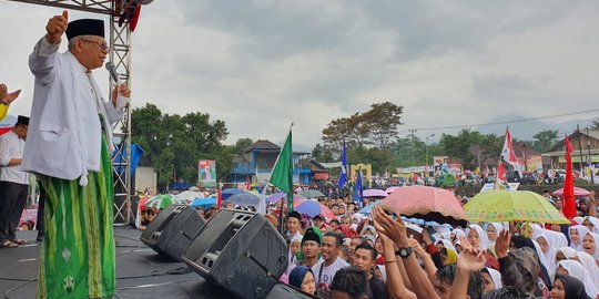 Jadwal Kampanye Padat, Ma'ruf Tak Kesulitan Sambil Persiapan Debat Terakhir