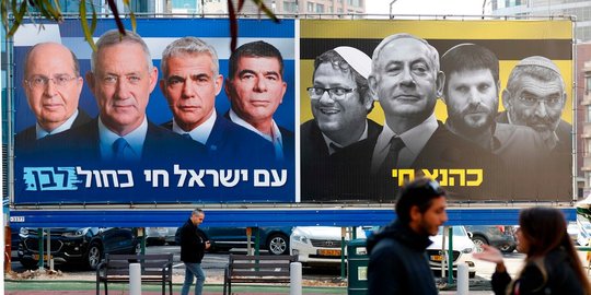 Pemilu Israel, Netanyahu Hadapi Pesaing Terkuat