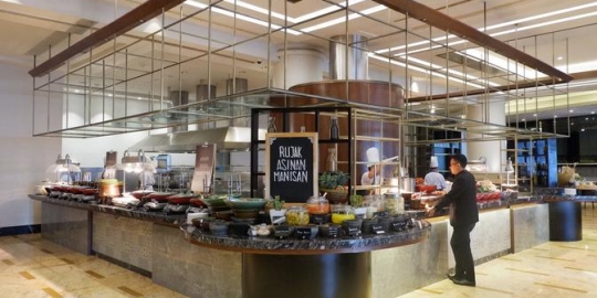 Tampilan Modern nan Elegan Sailendra Restaurant di JW Marriott Hotel Jakarta