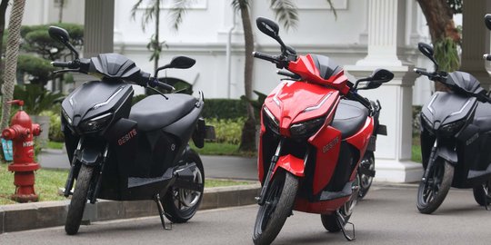  Motor  Listrik  Gesits Akan Ikut Mejeng di IIMS merdeka com