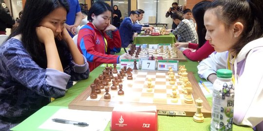 Pertandingan Catur Hari Ketiga Indonesia Raih 2 Kemenangan, 2 Remis dan 2 Kalah
