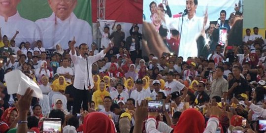 Akui Hasil Survei Masih Rendah, Jokowi Targetkan 55 Persen Suara di Depok