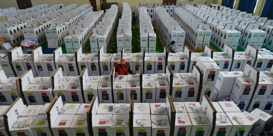 Jelang Nyoblos, Kotak Suara Pemilu 2019 Siap Didistribusikan