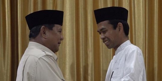 Perjalanan Panjang Ustaz Abdul Somad Hingga Akhirnya Dukung Prabowo