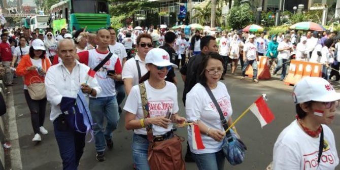 Kampanye Akbar Jokowi-Ma'ruf, Pendukung Mulai Berdatangan ke GBK