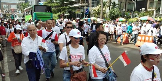 Massa Pendukung Jokowi di Bekasi Sudah Bergerak ke GBK