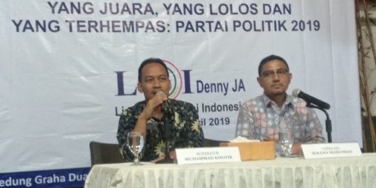LSI Denny JA: PKS, NasDem, PAN, PPP, dan Perindo Masih Rawan Lolos ke DPR