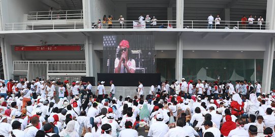 Sampah dari Kampanye Jokowi dan Nobar Debat di GBK Capai 150 Ton, Beres Sebelum Subuh