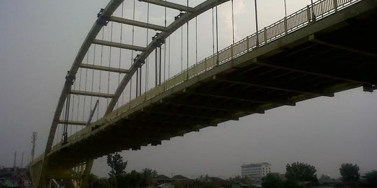 Ratusan Baut dan Penangkal Petir Dicuri, Jembatan Marhum Bukit di Riau akan Ditutup