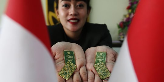 Awal Pekan, Harga Emas Naik Rp 500 Menjadi Rp 660.000 per Gram