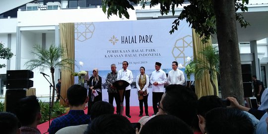 Presiden Jokowi Resmikan Pembangunan Taman Halal Senilai Rp 250 Miliar