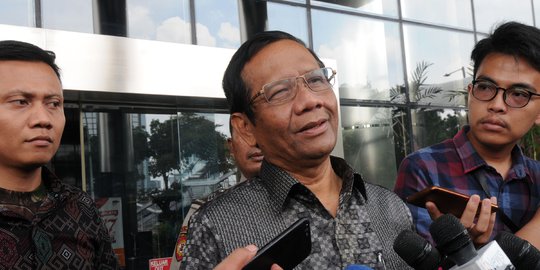 Ditanya Soal Dukungan Capres, Ini Reaksi Mahfud MD