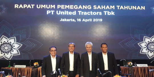 United Tractors Sebar Dividen Rp4,5 Triliun, Harga per Saham Rp1.193