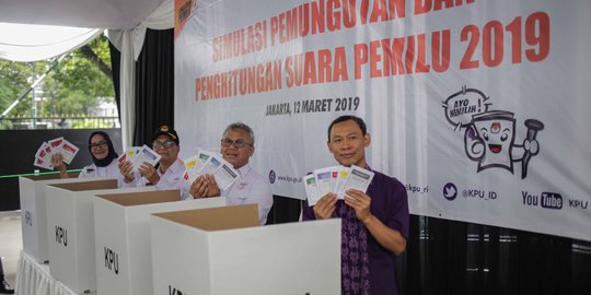 KPPS Sediakan 170 Surat Suara di TPS 041 Tempat Prabowo Nyoblos