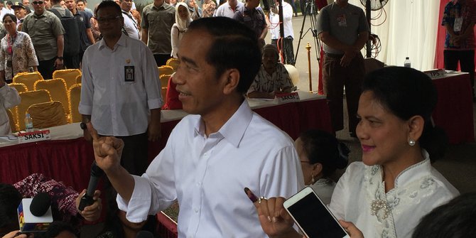 Jokowi Usai Nyoblos: Rasanya Ploong
