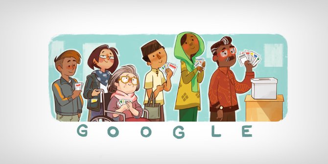 Google Doodle Turut Rayakan Pemilu 2019