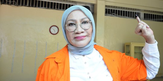 Ratna Sarumpaet Nyoblos Bareng Ratusan Tahanan Polda Metro