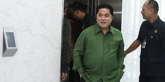 Erick Thohir dan Pramono Anung Sambangi Kediaman Megawati di Kebagusan