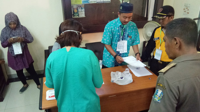 pasien penderita gangguan jiwa di rs menur ikut nyoblos pemilu 2019