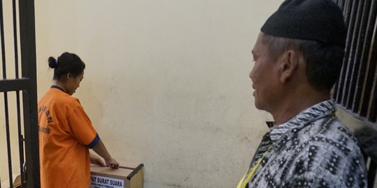 23 Tahanan Polres Kebumen Menyoblos di Balik Jeruji Besi