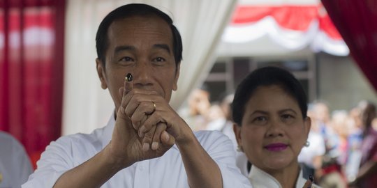 Jokowi Menang Telak dari Prabowo di TPS Tempat Pencoblosannya