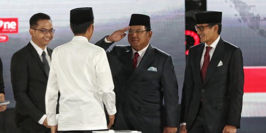Quick Count SMRC: Jokowi-Ma'ruf 55,02%, Prabowo-Sandi 44,98%, Suara Masuk 55,44%