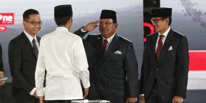 Quick Count Pilpres 2019 Poltracking 62% suara Masuk: Jokowi 55,5%, Prabowo 44,2%