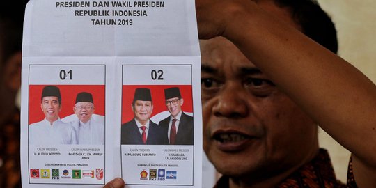 Di TPS Sandiaga, Pasangan 02 Kalah