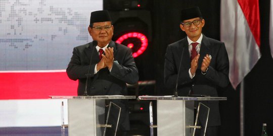 Prabowo-Sandiaga Unggul di TPS AHY Mencoblos