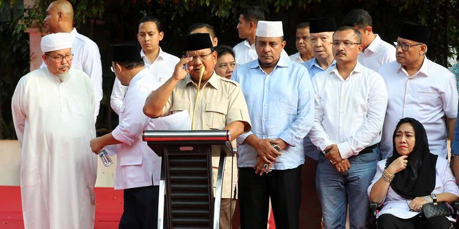 Prabowo Kalah di Quick Count Pilpres 2019, Pendukung 