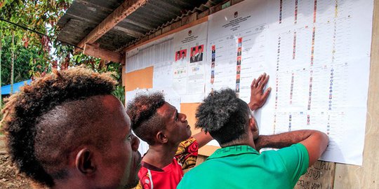 704 TPS di Papua Tunda Pencoblosan Pemilu 2019