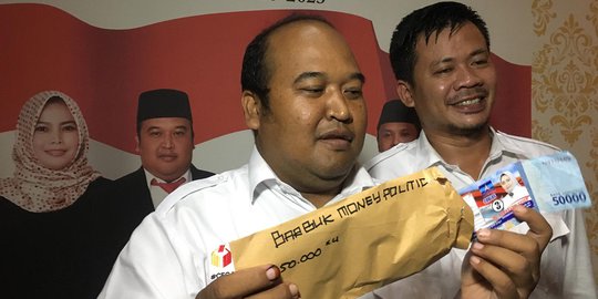 Caleg di Tangsel Kedapatan Bagi-bagi Uang Rp 50 Ribu di Hari Pencoblosan