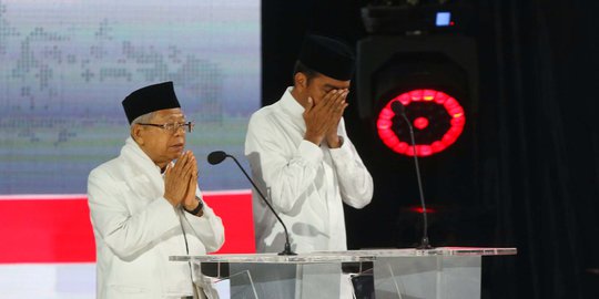 Quick Count Cyrus: Jokowi-Ma'ruf 55,6%, Prabowo-Sandi 44,3%, Suara Masuk 95%