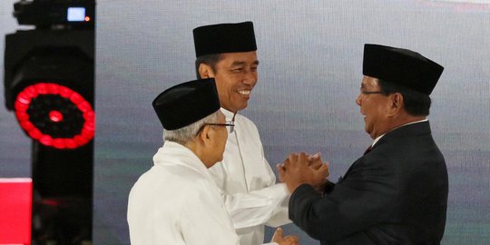 Quick Count Pilpres 2019 Poltracking Suara Masuk 97 Persen: Jokowi 55%, Prabowo 44%