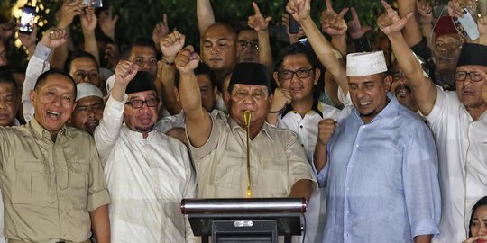 Prabowo Deklarasikan Kemenangan, KPU Ingatkan Tunggu Hasil Rekapitulasi Resmi
