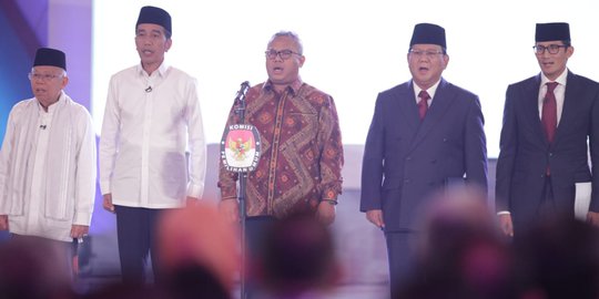 Quick Count Charta Politika: Jokowi Unggul dari Prabowo, Selisih 8,64 Persen