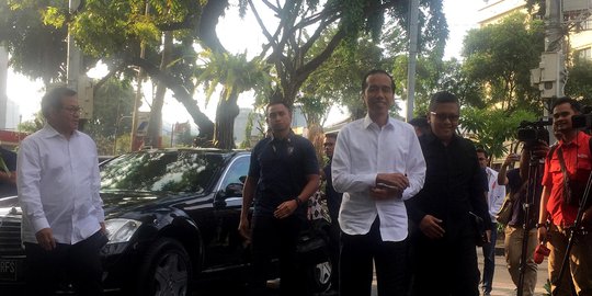 Bersama Ma'ruf, Jokowi Kumpulkan Ketum Partai Koalisi di Restoran Plataran