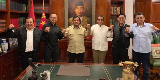 Tepis Isu Perpecahan, Prabowo Kumpul Bareng Sekjen Parpol Koalisi