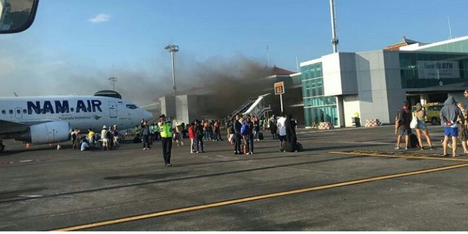 Dampak Kebakaran Konter Check In Lion Air di Bandara 