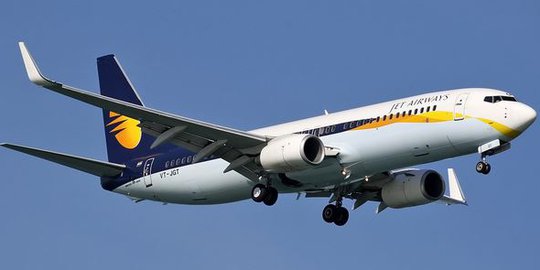 Maskapai India Jet Airways Terancam Bangkrut