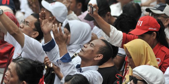 Sambut Kemenangan Jokowi, Relawan dan Warga Kampung Jokowi Adakan Syukuran